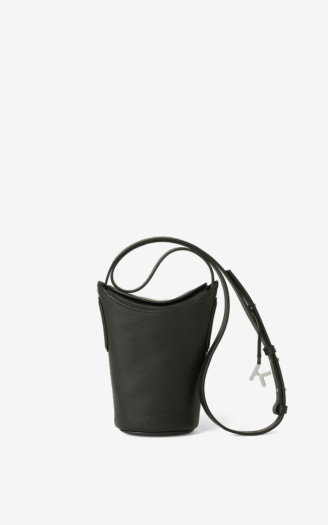 Bolso Shopping Kenzo Small Onda Cuero Mujer Negras INV273149